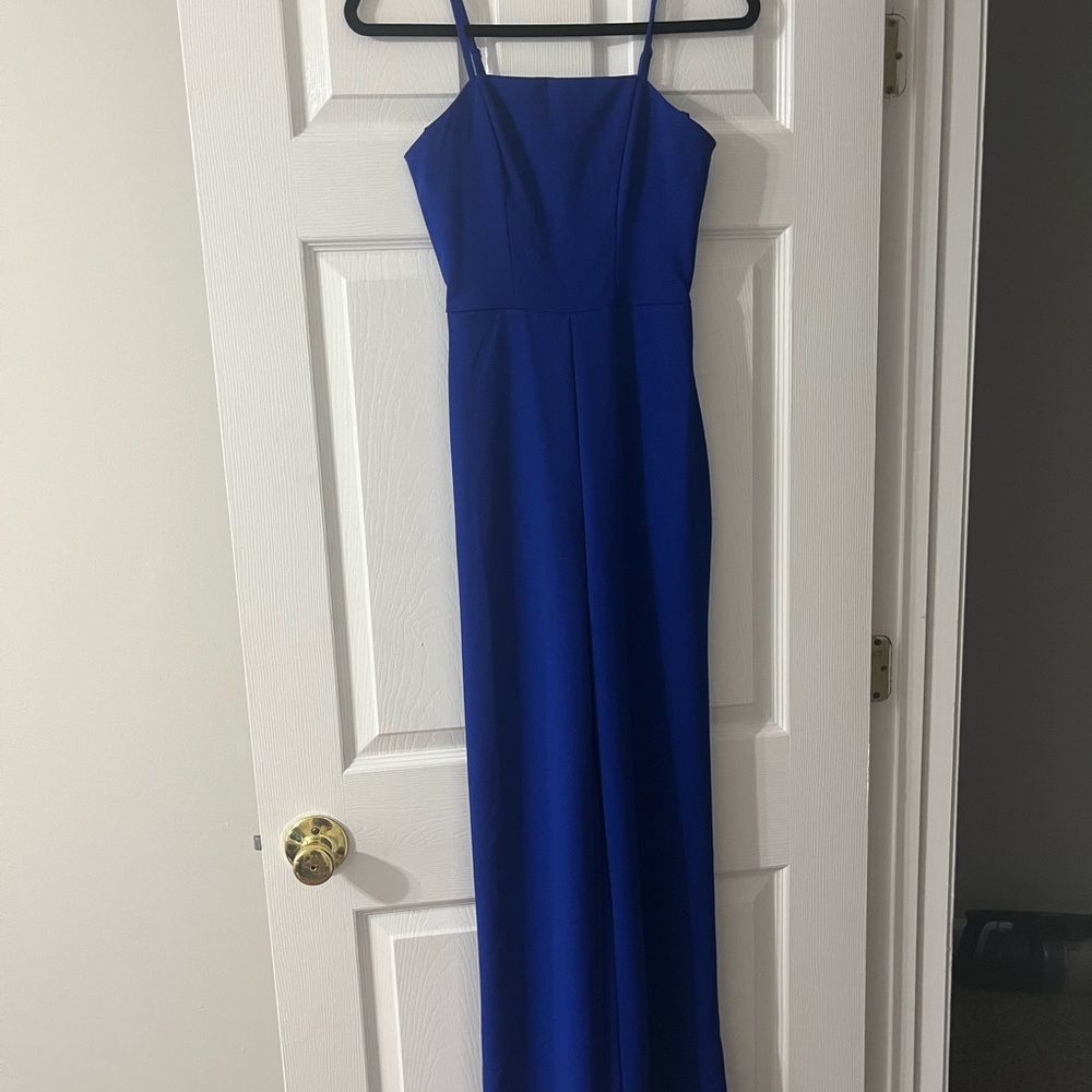 Royal blue jumpsuit